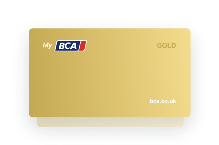 BCA Gold Member card